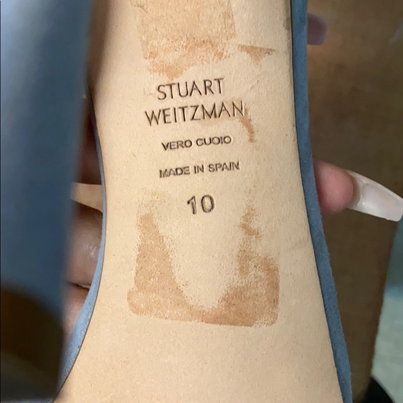 Pastel blue Stuart Weitzman heels - Picture 3 of 3
